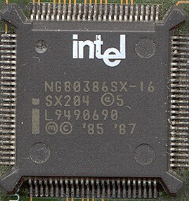 Intel NG80386SX-16 SX204