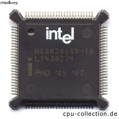 Intel NG80386SX-16