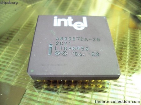 Intel A80387DX-20 SC21