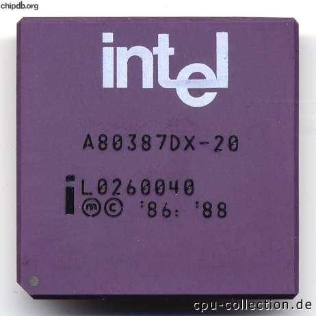 Intel A80387DX-20