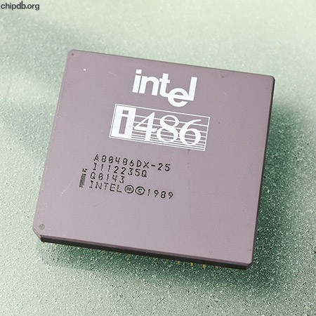 Intel A80486DX-25 Q0143