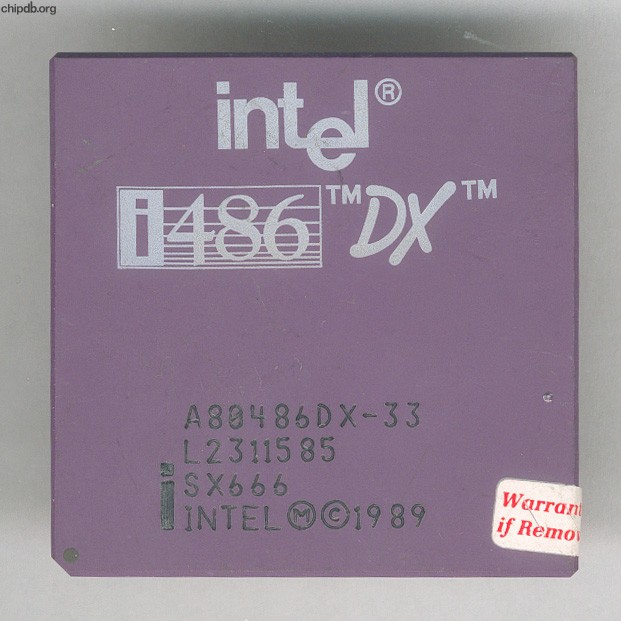 Intel A80486DX-33 SX666