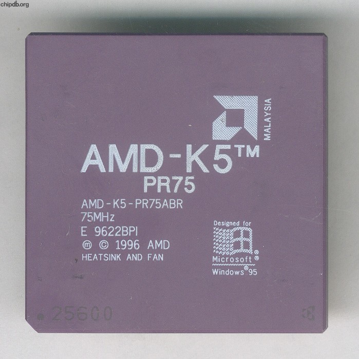 AMD AMD-K5-PR75ABR rev E no N in corner