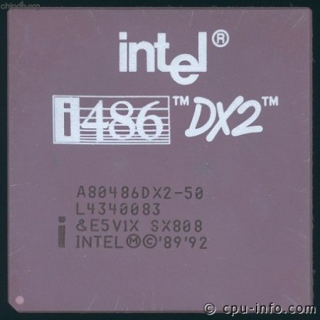 Intel A80486DX2-50 SX808