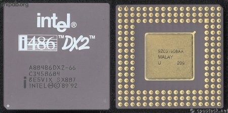 Intel A80486DX2-66 SX807 diff font