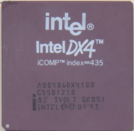Intel A80486DX4100 SK051