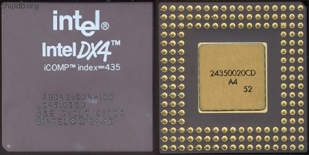 Intel A80486DX4-100 SX908