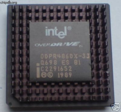 Intel Overdrive ODPRD486DX-33 Q698 ES