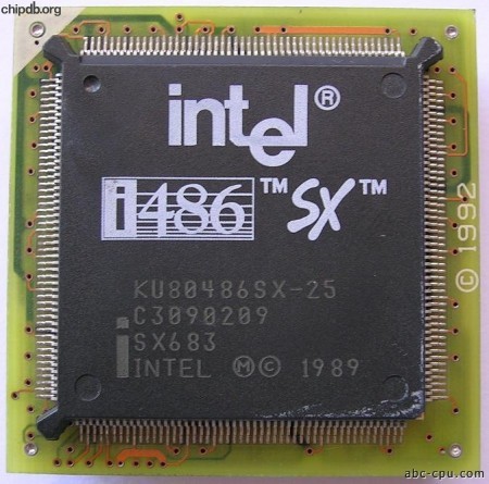 Intel KU80486SX-25 SX683