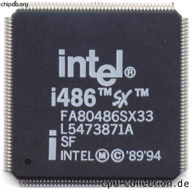 Intel FA80486SX33