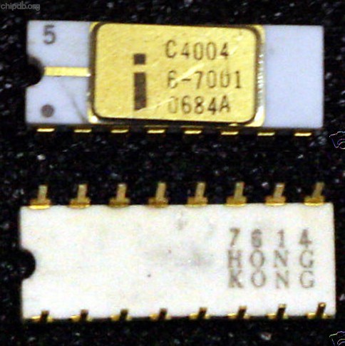 Intel C4004 threelines groundstrap
