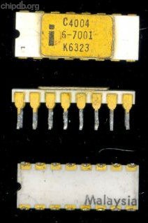 Intel C4004 Malaysia threelines