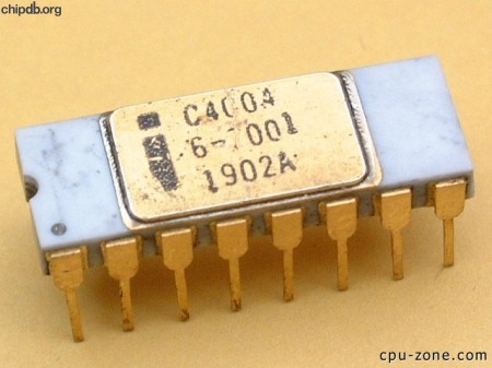 Intel C4004 Philippines threelines