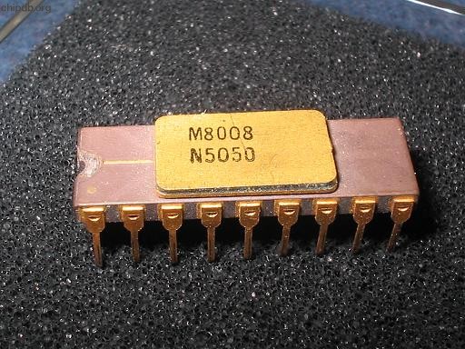 Intel M8008 with groundstrap