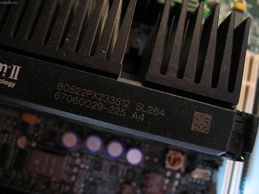 Intel Pentium II 80522PX233512 SL264 A4