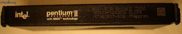 Intel Pentium II 80522PX233512 Q335 / SL264 QS