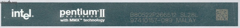 Intel Pentium II B80522P266512 SL28L