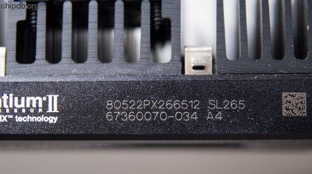 Intel Pentium II 80522PX266512 SL265 A4 (USA)