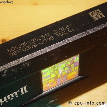 Intel Pentium II 80523PY350512 SL2S6 MALAY