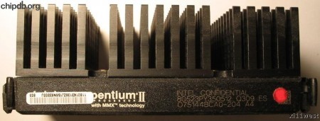 Intel Pentium II 80523PY350512 Q309ES ES