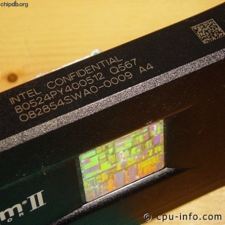 Intel Pentium II 80524PY400512 Q567 ES