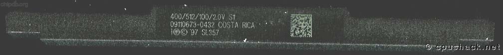 Intel Pentium II 400/512/100/2V SL357 COSTA RICA