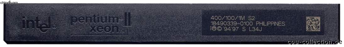 Intel PentiumII Xeon 400/100/1M SL34J