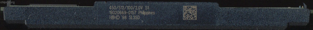 Intel Pentium III 450/512/100/2.0V SL35D Phillipines