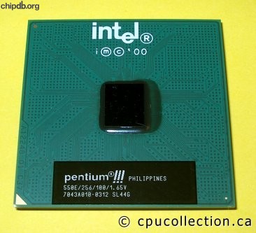 Intel Pentium III 550E/256/100/1.65V SL44G