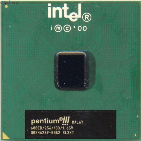 Intel Pentium III 600EB/256/133/1.65V SL3XT MALAY