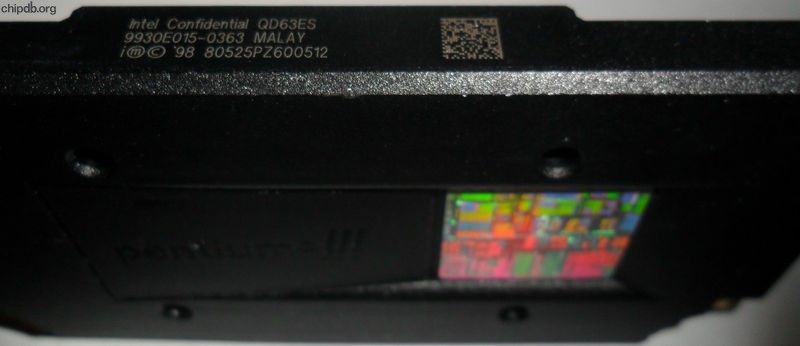 Intel Pentium III 80525PZ600512 QD63 ES