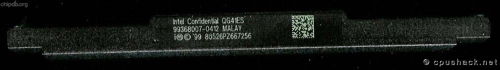 Intel Pentium III 80526PZ667256 QG41ES