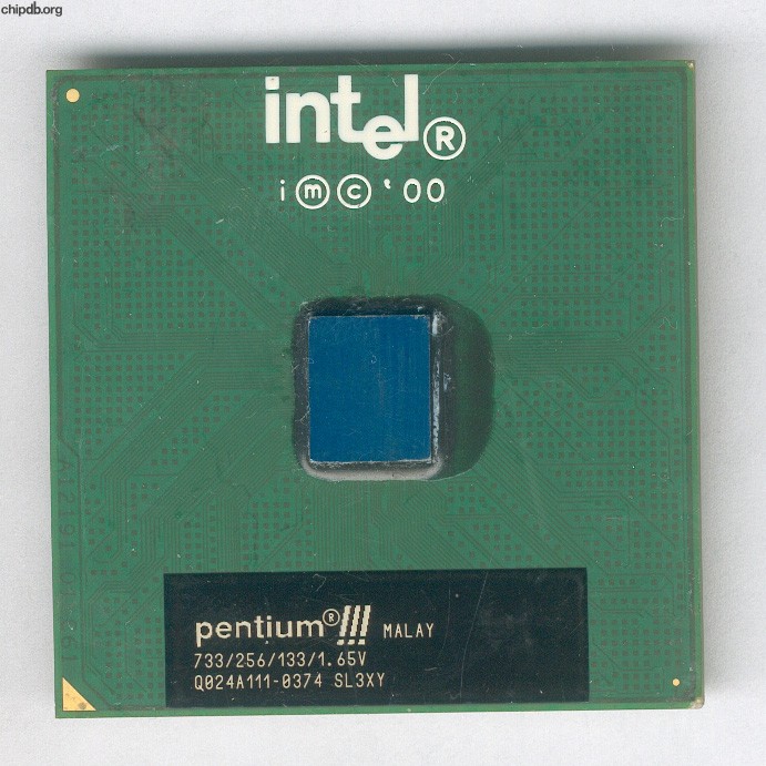 Intel Pentium III 733/256/133/1.65V SL3XY MALAY