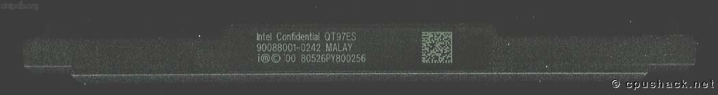 Intel Pentium III 80526PY800256 QT97ES