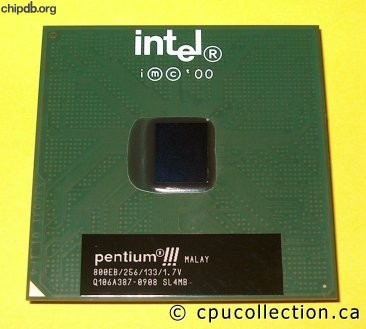 Intel Pentium III 800EB/256/133/1.7V SL4MB