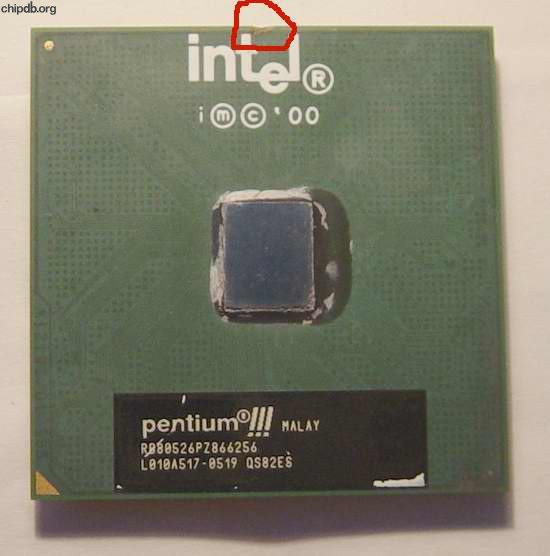 Intel Pentium III RB80526PZ866256 QS82ES