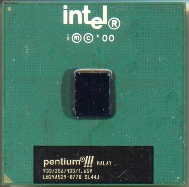 Intel Pentium III 933/256/133/1.65V SL44J