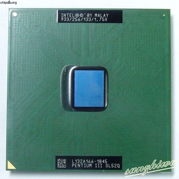 Intel Pentium III 933/256/133/1.75V SL52Q