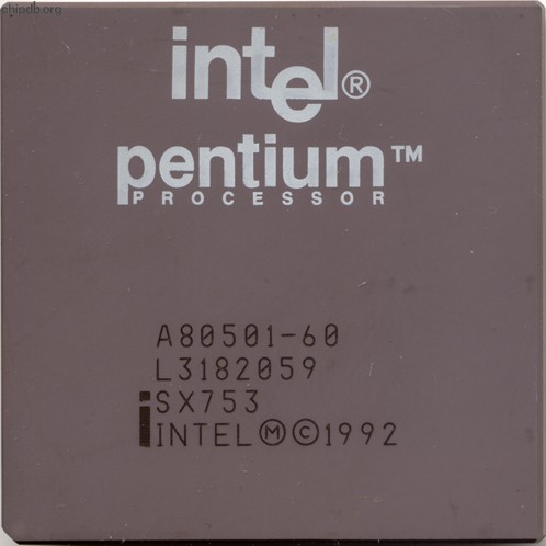 Intel Pentium A80501-60 SX753
