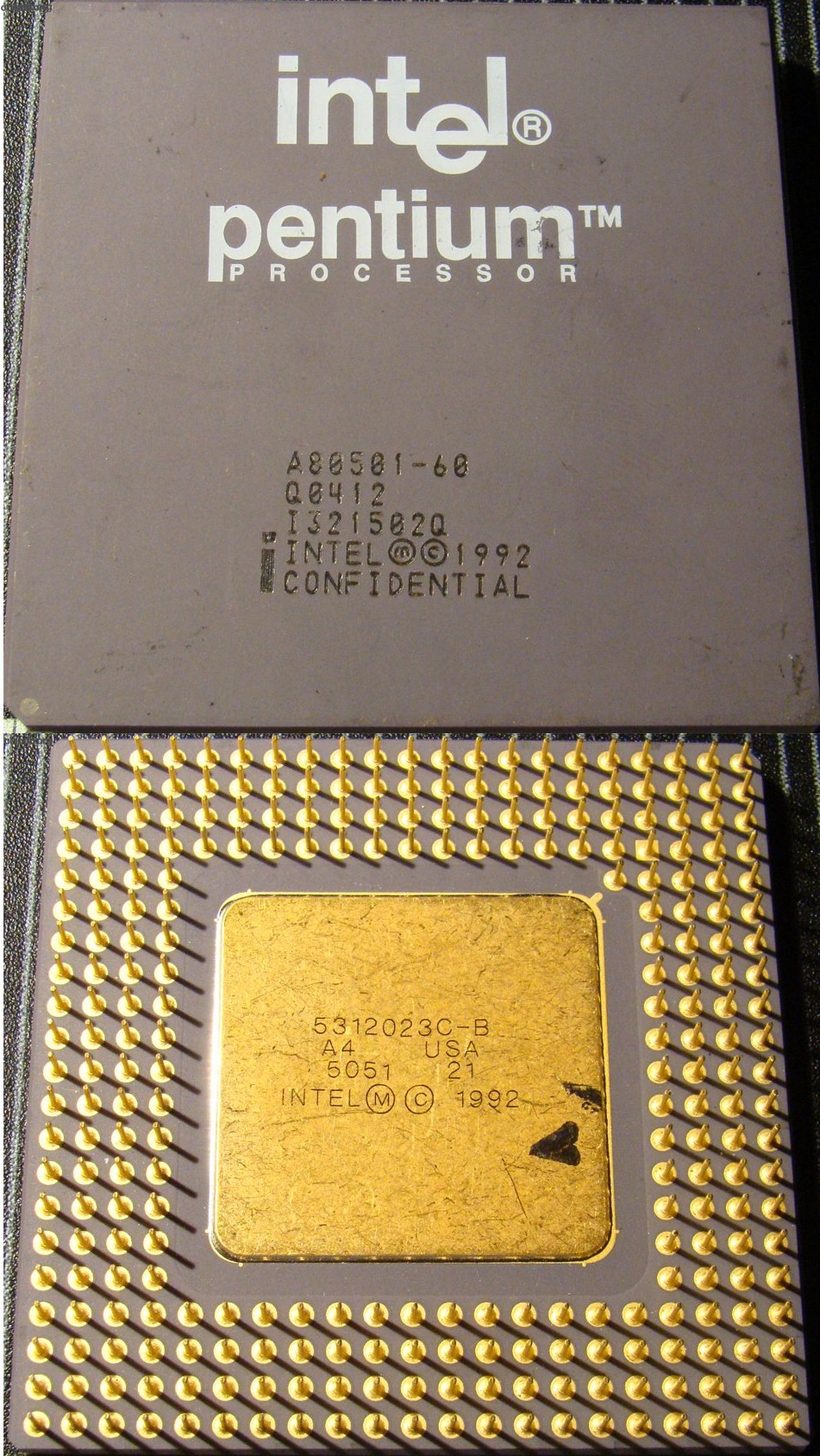 Intel Pentium A80501-60 Q0412
