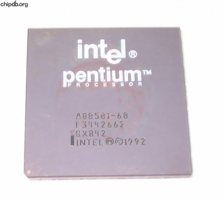 Intel Pentium A80501-60 SX842