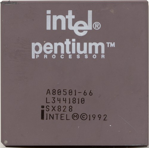 Intel Pentium A80501-66 SX828