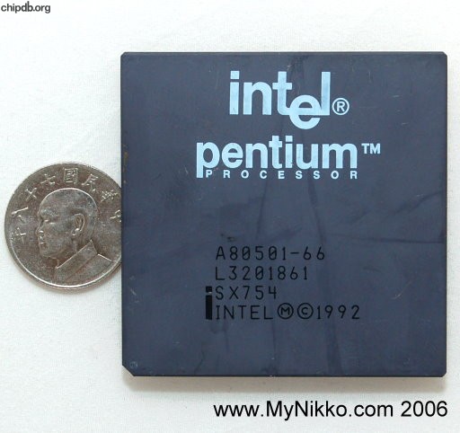 Intel Pentium A80501-66 SX754