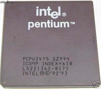 Intel Pentium PCPU3V75 SZ994