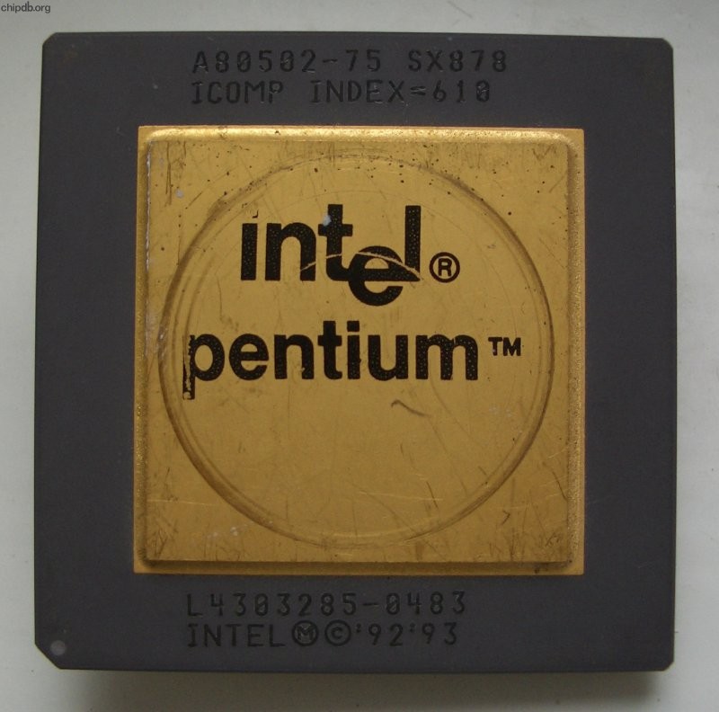 Intel Pentium A80502-75 SX878