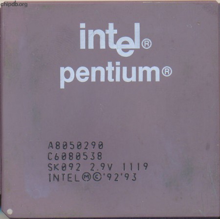 Intel Pentium A8050290 SK092
