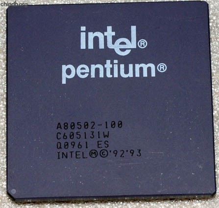 Intel Pentium A80502-100 Q0961 ES