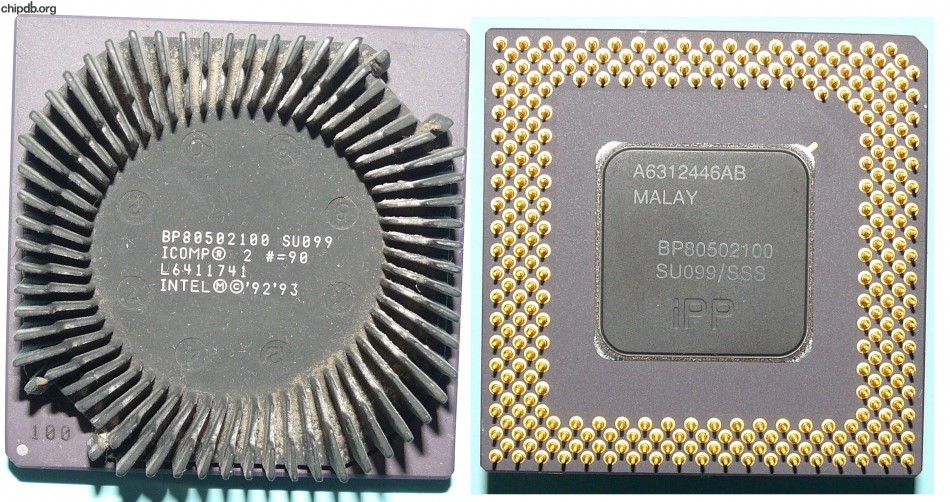 Intel Pentium BP80502-100 SU099 with ICOMP2