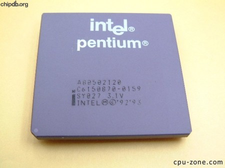 Intel Pentium A80502120 SY027 3.1V