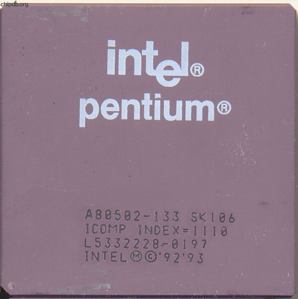 Intel Pentium A80502-133 SK106
